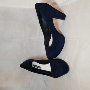 Alice + Olivia Sapphire Prime Suede Platform Heels